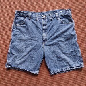 Wrangler Jean Shorts Men 46 Carpenter Baggy Y2K Skater Work Wear Jorts